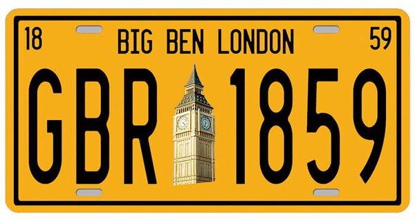Cedule značka Big Ben London