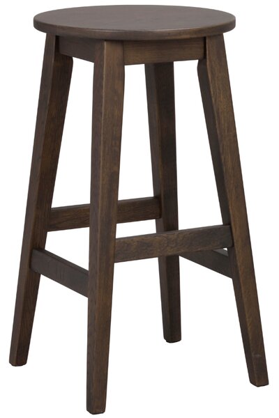 Hnědá dubová barová židle ROWICO AUSTIN 65 cm
