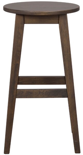Hnědá dubová barová židle ROWICO AUSTIN 65 cm