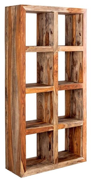 Designový regál Timber 180 cm Sheesham kouřový