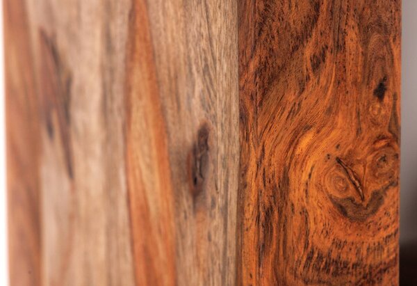 Designový regál Timber 180 cm Sheesham kouřový