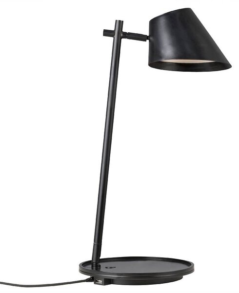 LED stolní svítidlo Nordlux Stay 2700K hliník černé 48185003