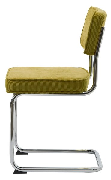 Zelená manšestrová jídelní židle Rupert – Unique Furniture