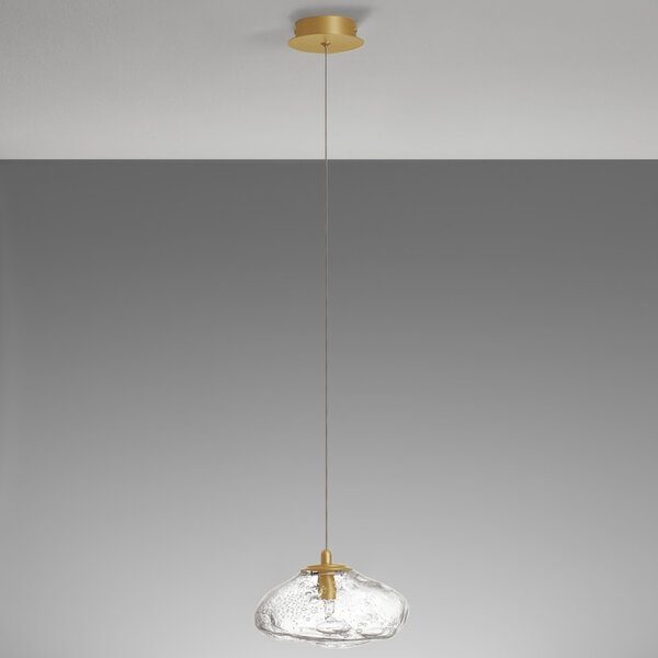 Skleněné závěsné světlo Nova Luce King 20 cm