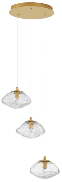 Skleněné závěsné světlo Nova Luce King 25 cm