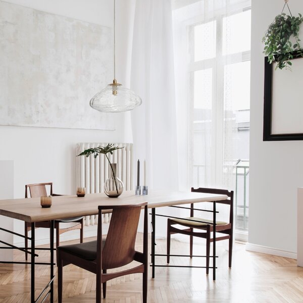 Skleněné závěsné světlo Nova Luce King 26 cm