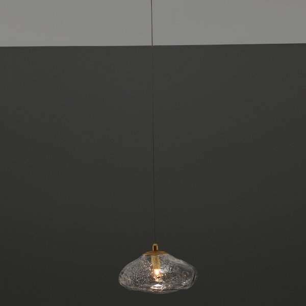 Skleněné závěsné světlo Nova Luce King 20 cm