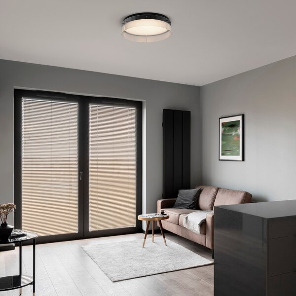 Skleněné stropní LED světlo Nova Luce Pauline 55 cm