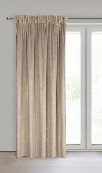 ZATEMŇOVACÍ ZÁVĚS NA PÁSCE AVENA 135X270 CM VZOROVANÁ BS