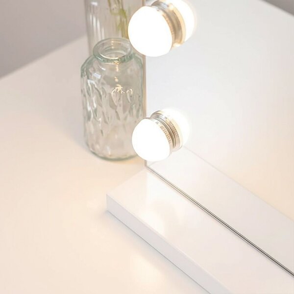 Rea Rea, Zrcadlo LED HOLLYWOOD White, HOM-12010