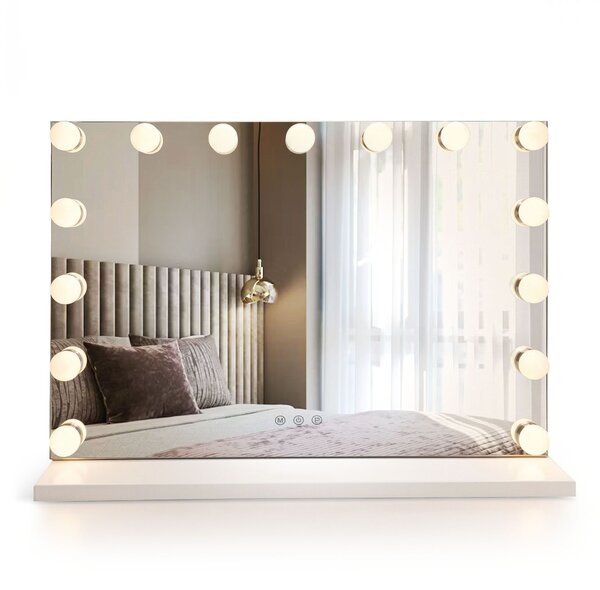 Rea Rea, Zrcadlo LED HOLLYWOOD White, HOM-12010