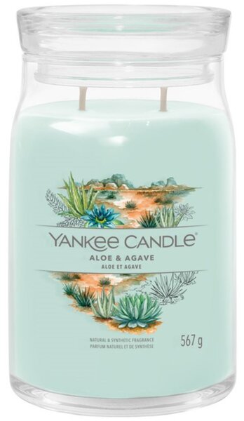Velká vonná svíčka Yankee Candle Aloe & Agave Singature