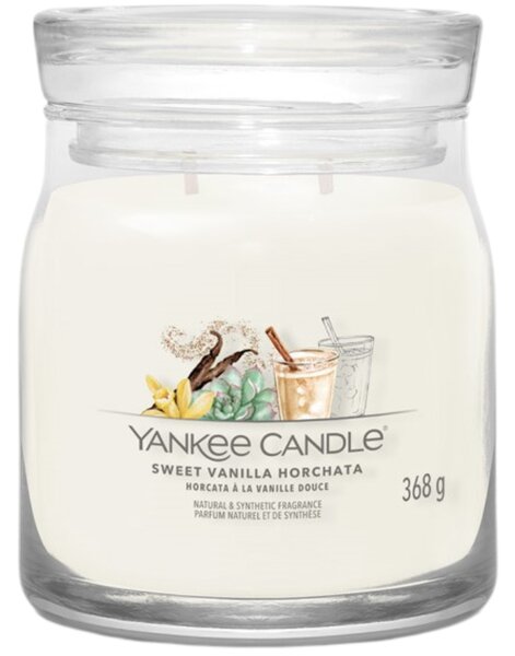 Střední vonná svíčka Yankee Candle Vanilla Horchata Singature
