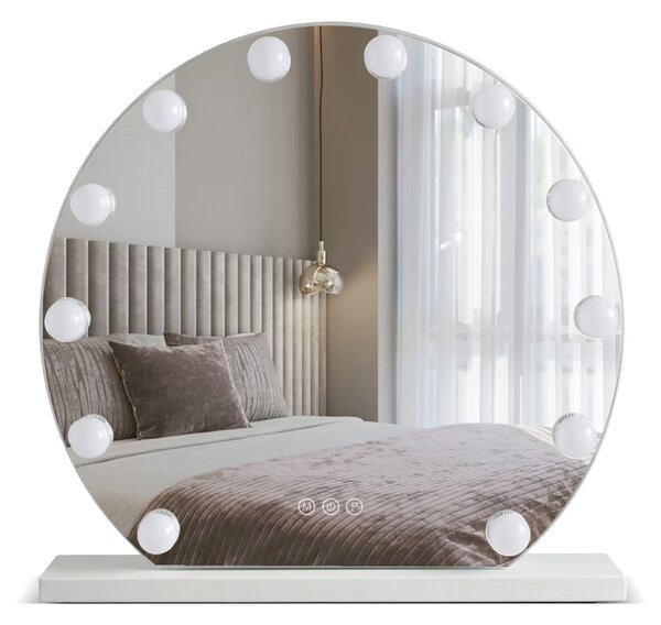 Rea Rea, Zrcadlo LED HOLLYWOOD White 50 cm, HOM-12016