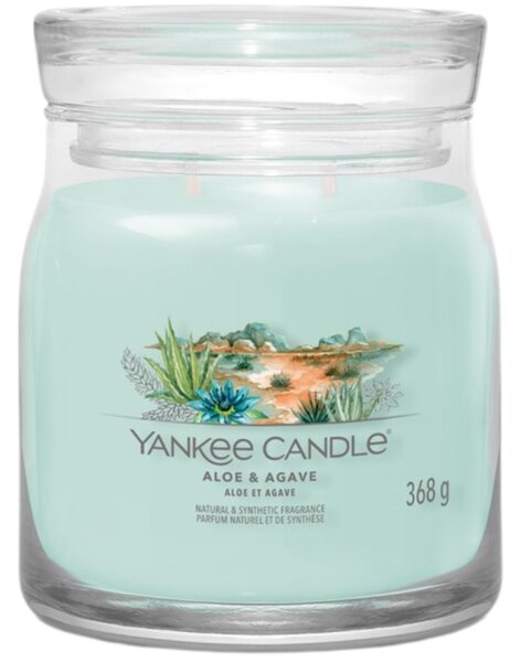 Střední vonná svíčka Yankee Candle Aloe & Agave Singature