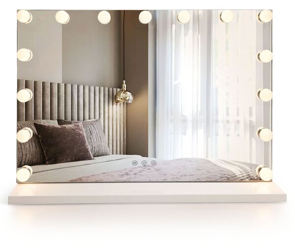 Rea Rea, Zrcadlo LED HOLLYWOOD White 80x60, HOM-12013