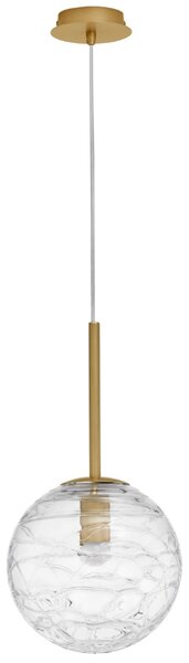 Skleněné závěsné světlo Nova Luce Coen 25 cm