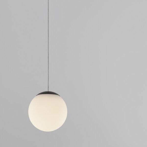Opálově bílé skleněné závěsné LED světlo Nova Luce Nuvole 13 cm