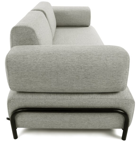 Béžovošedý polštář Kave Home Compo