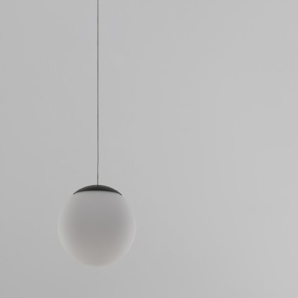 Opálově bílé skleněné závěsné LED světlo Nova Luce Nuvole 13 cm