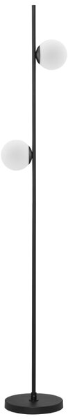 Opálově bílá skleněná stojací LED lampa Nova Luce Nuvole 169,5 cm