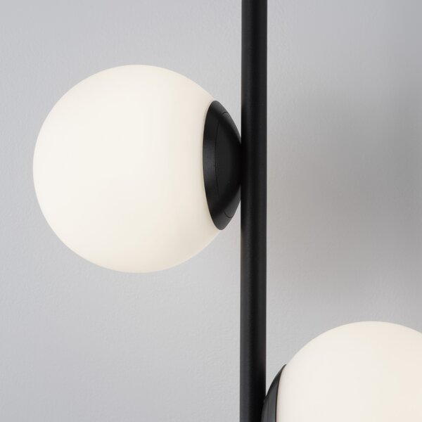 Opálově bílé skleněné závěsné LED světlo Nova Luce Nuvole 28,5 cm