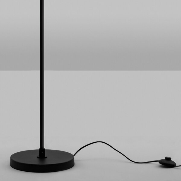 Opálově bílá skleněná stojací LED lampa Nova Luce Nuvole 169,5 cm