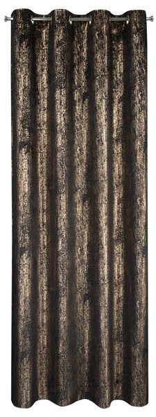 ZATEMŇOVACÍ ZÁVĚS NA KROUŽCÍCH DARA 140X250 CM VZOROVANÁ