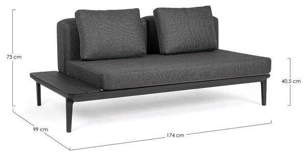 Bizzotto Zahradní pohovka Matrix 174 cm