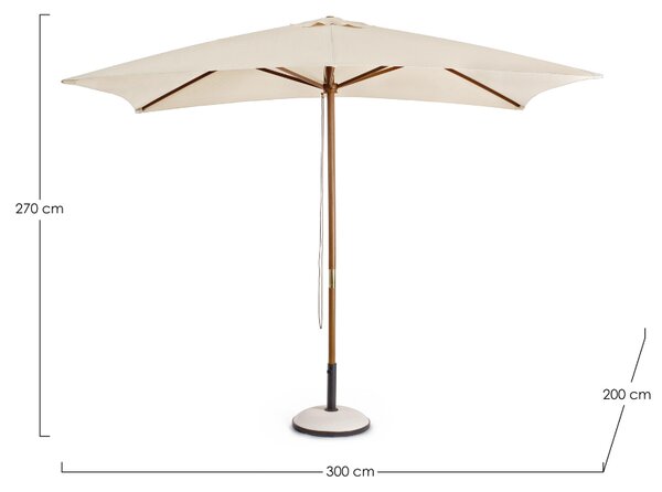 -25 % Dny MOMENTI– Bizzotto Slunečník Syros 300 x 200 cm