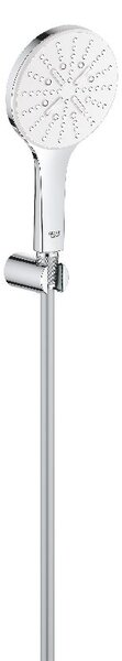 Grohe Rainshower SmartActive - Sada sprchové hlavice 130 9,5 l/min, 3 proudy, držáku a hadice, měsíční bílá 26581LS0