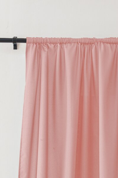 Závěs OXFORD LIGHT 140x250 cm, růžový Zavěšení: Řasící páska