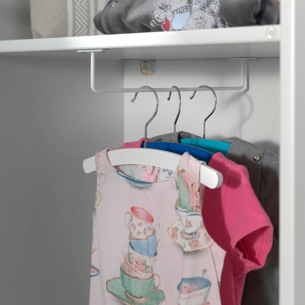 Vipack Modrá lakovaná šatní skříň Casami 172 x 58 cm