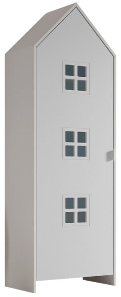 Vipack Bílá lakovaná šatní skříň Casami 172 x 58 cm