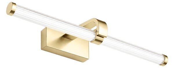 Toolight Toolight, LED nástěnné svítidlo 40cm, 9W, 4000K, 1000lm, APP1883-1W, zlatá lesklá, OSW-66038
