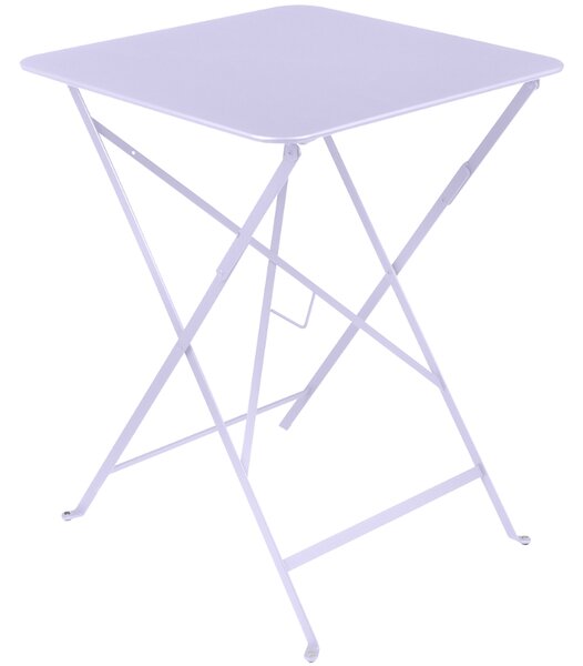 Fialový kovový skládací stůl Fermob Bistro 57 x 57 cm