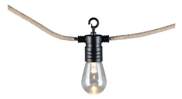 Trio Leuchten R74938602 EMBER - Venkovní LED řetěz do pergoly, 8 x 0,4W, 2700K, 6m, IP44 (Retro LED řetěz do pergoly)