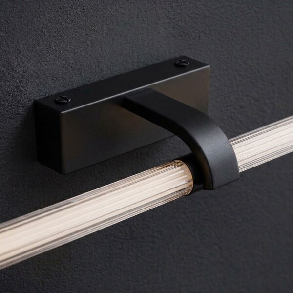 Toolight Toolight, LED nástěnné svítidlo 40cm, 9W, 4000K, 1000lm, APP1887-1W, černá matná, OSW-66042