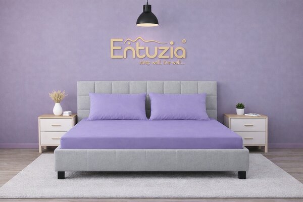 Prostěradlo DELUXE Fialová Jersey s lycrou 60x120/20