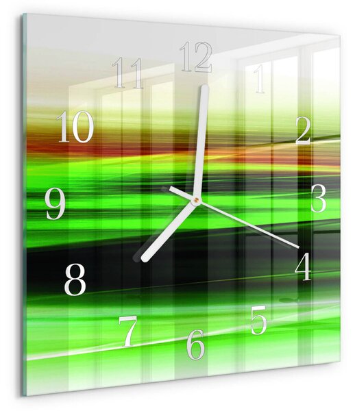 Skleněné hodiny Abstrakce zskb-30x30-00084006