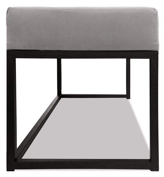 Lavička EMLI 80x38 v loftovém stylu - zelená - ITAKA 10