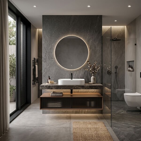 Rea Verona, umyvadlo na desku 650x440x120mm, bílá lesklá, REA-U3325