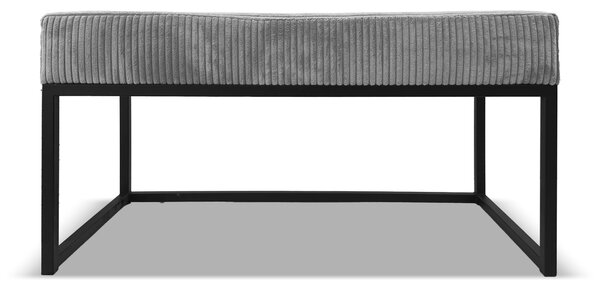 Lavička KAYA 80x38 - růžová - manšestr - LINCOLN 61