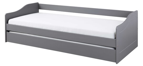 Inter Link Dětská postel Leonie (šedá, 90 x 200 cm) (100394248003)