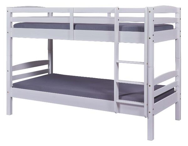 Inter Link Dětská patrová postel Annika (Bílá 90 x 190 cm) (100161757002)