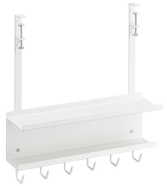 Bílý kovový organizér na kabely Yamazaki Smart 43 x 11,5 cm