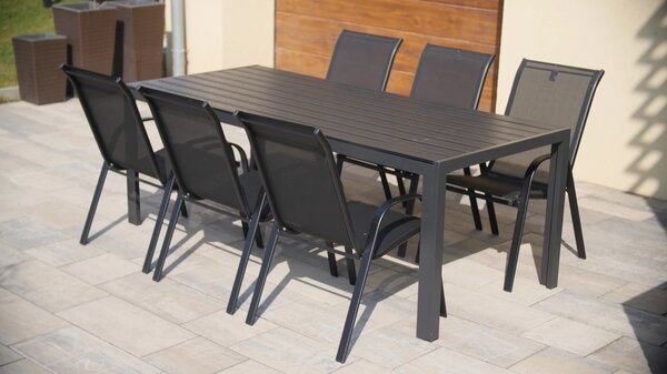 Zahradní jídelní set VIKING XL 190cm + 6x židle RAMADA