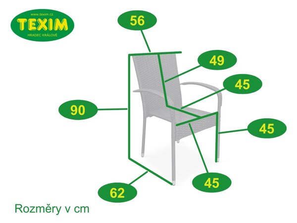 Nábytek na zahradu ratan - stůl VIKING XL + 8x židle PARIS