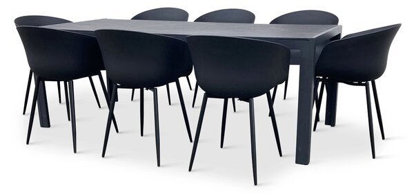 Zahradní jídelní set VIKING XL 190cm + 8x židle RIKKE