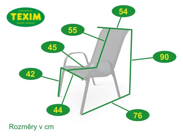 Zahradní jídelní set VIKING XL 190cm + 8x židle RAMADA